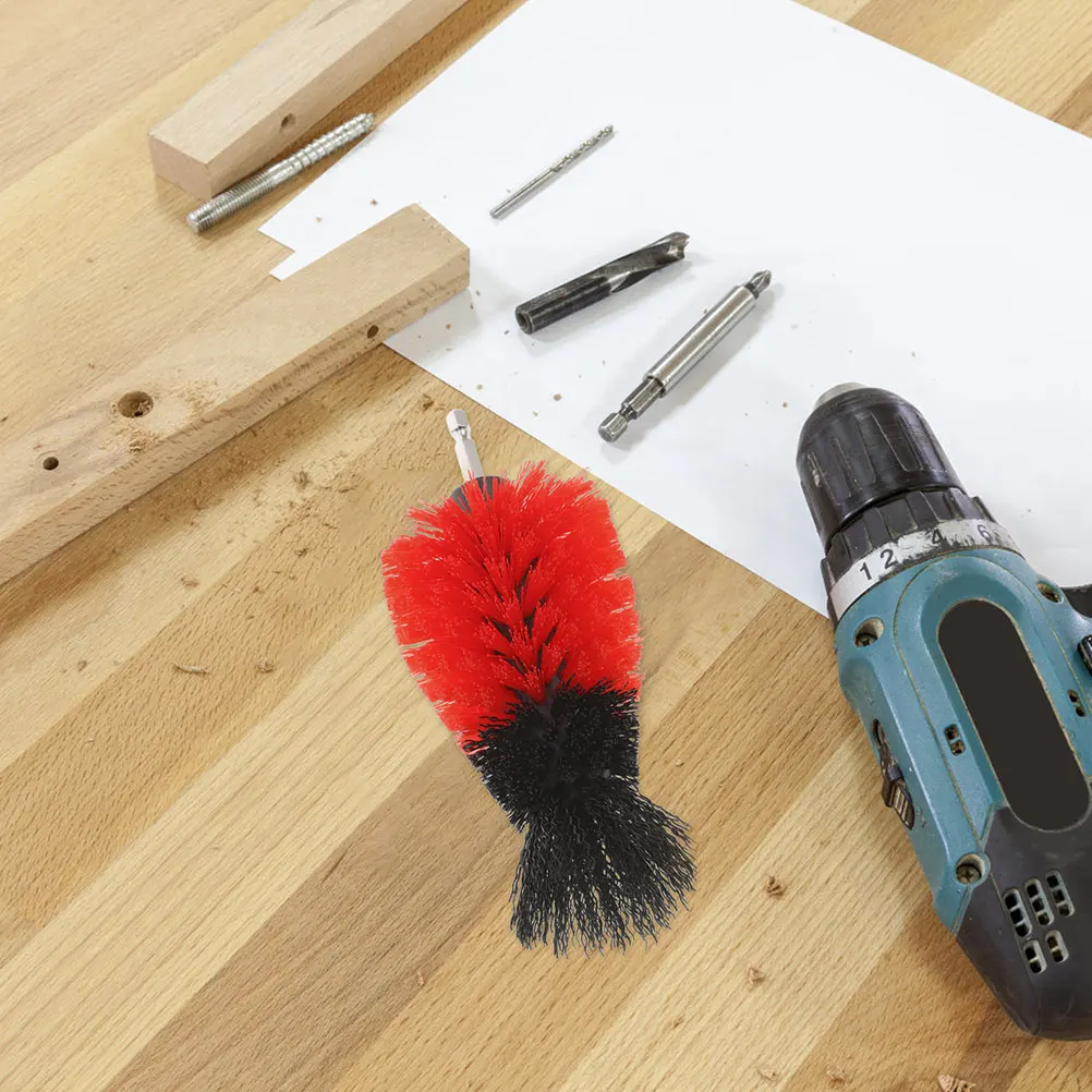 

Drill Brush Accessories Set PP Steel Attachments for Cleaning Polishing Industrial Use Scrubber Tile Wheel