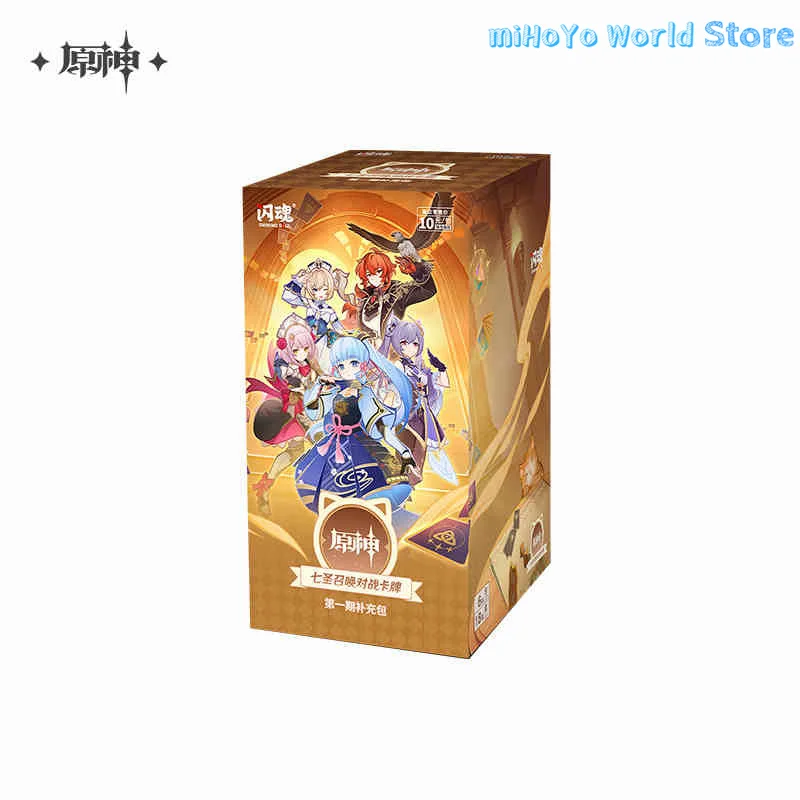 MiHoYo Official Original Genshin Impact Character Genius Invitation TCG Battle Card Cosplay Cards Collection Xmas Birthday Gifts