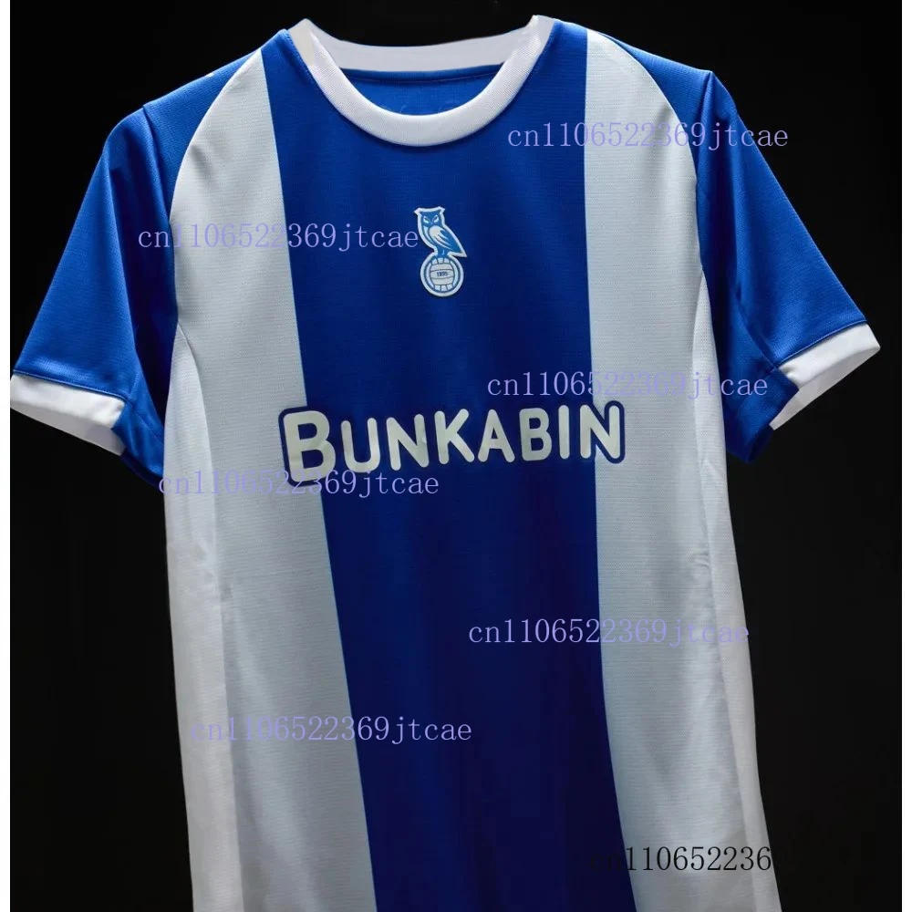 Camisetas de fútbol Oldham Athletic AFC para local y visitante, Camiseta deportiva de manga corta con estampado 3D, igual para adultos y niños