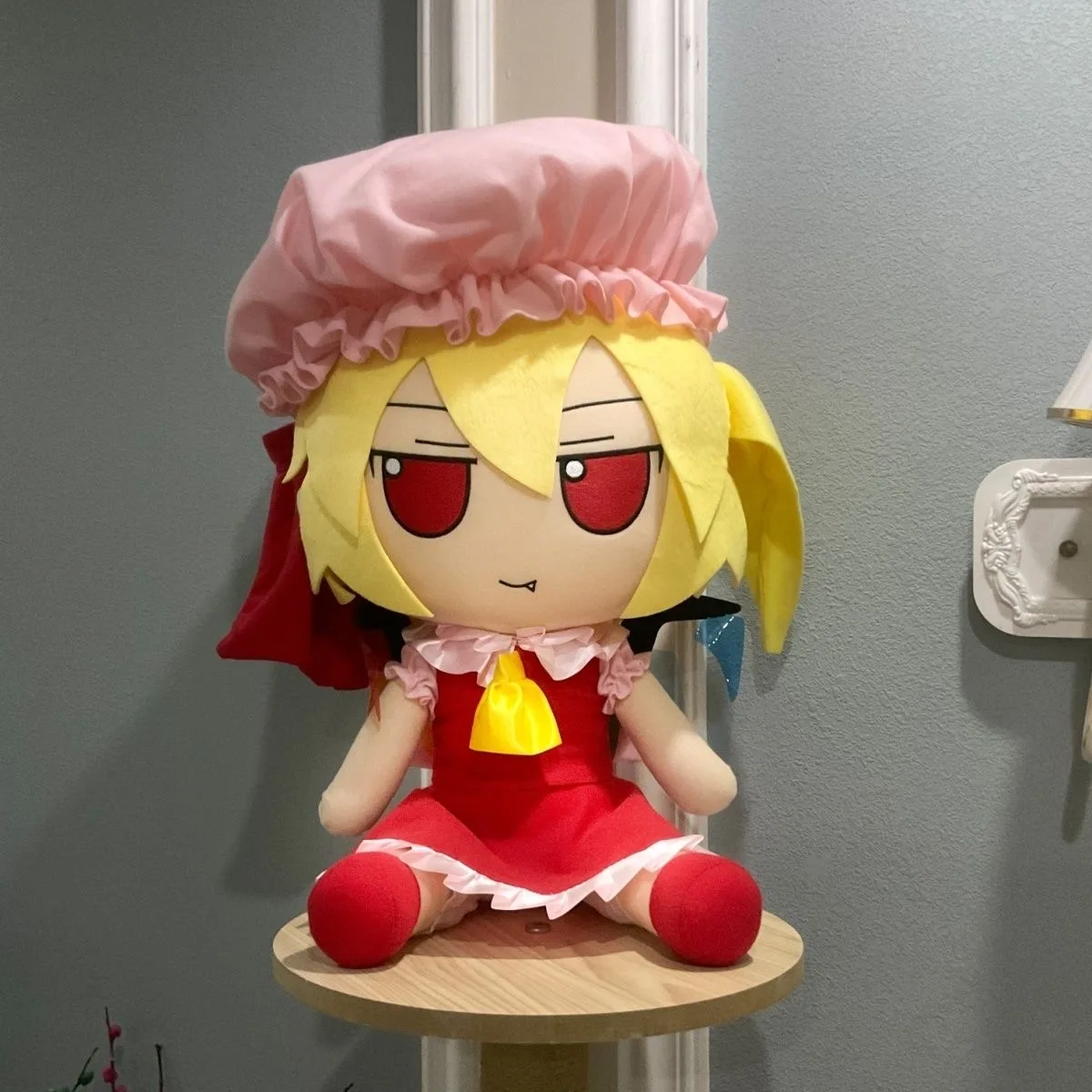 Новые плюшевые игрушки TouHou Project длиной 50 см, милые мягкие куклы-подушки Флэндр Скарлет и Фумо, подарок на день рождения или Рождество для детей.