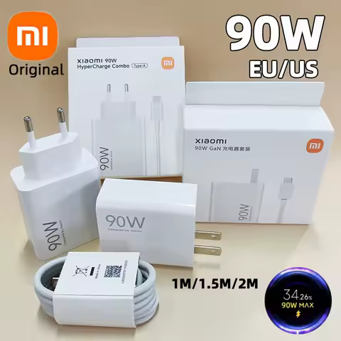 Original Xiaomi 90W Charger Redmi Turbo Fast Charge Adapter Phone Xiao Mi 17 Ultra 15 14 13 13t Pad 6 Note 12 Poco F8 X7 M8 X8