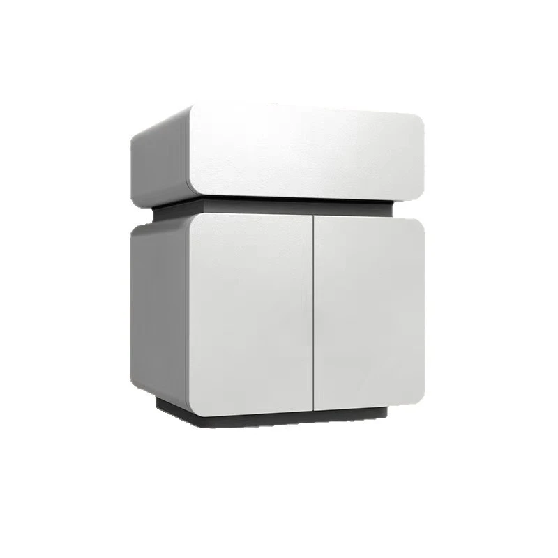 Safe Home Smart Wireless Charging Bedside Table, Anti-theft Fingerprint WiF Safe
