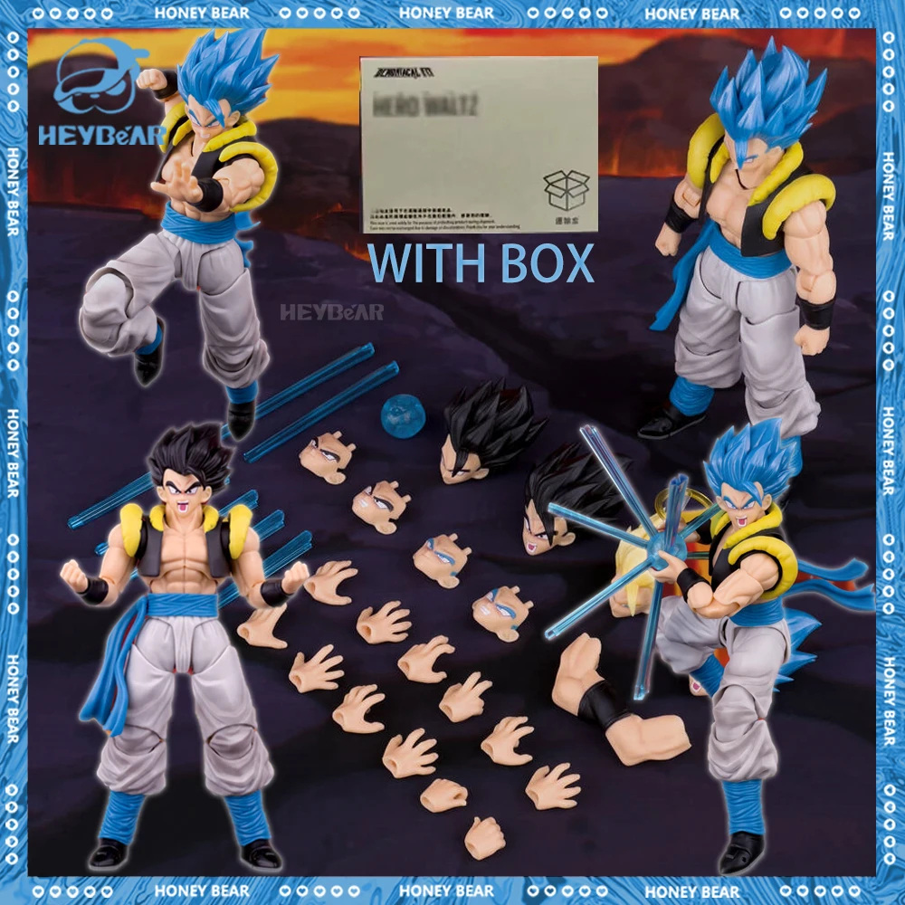 

Demoniacal Fit Gogeta Figure Dragon Ball Shf Hero Waltz Ultimate Dance Gogeta Action Figure Collectible Model Figurine Toy Gifts