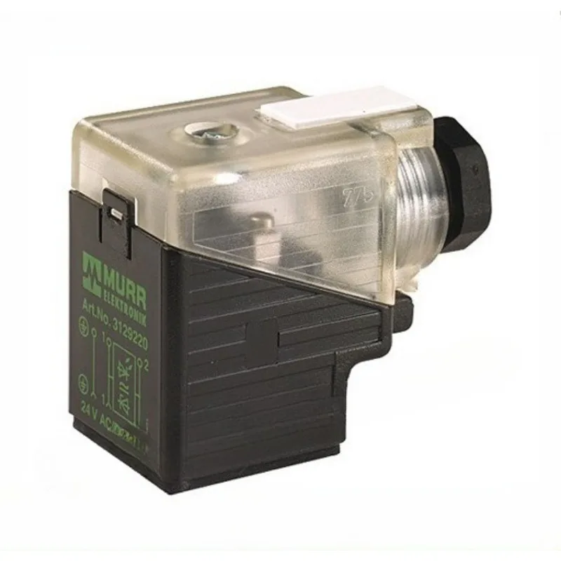 piezas-para-enchufe-de-valvula-solenoide-murr-moor-296607-genuino