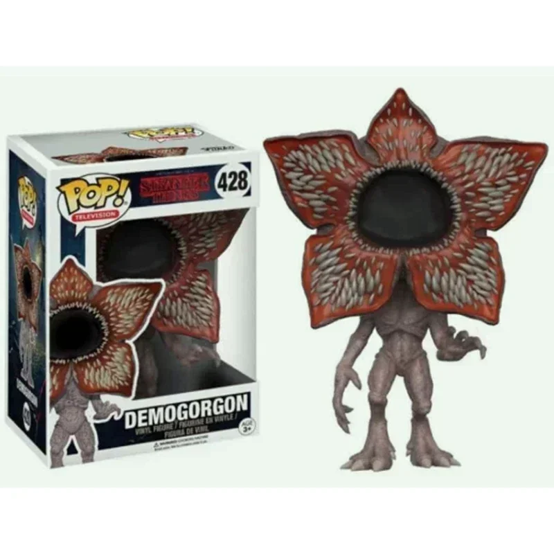 FUNKO POP Figura de vinilo de acción Modelo Demogorgon # 428 Colección de juguetes para niños Carvinal Collect Toy Gift