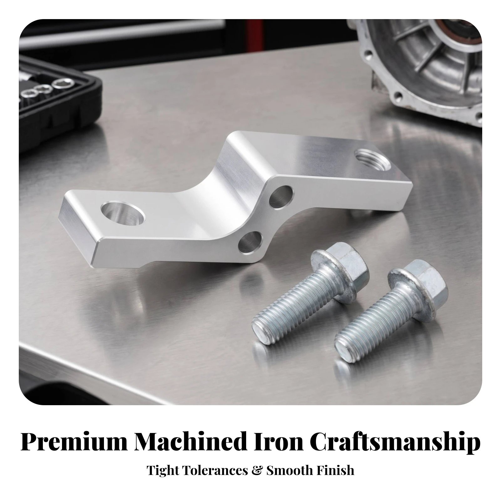 LS Swap Transaxle Dipstick Bracket Brand New Transaxle Dipstick Adapter Bracket Machined Anti-Rust for Car Builders - view 6