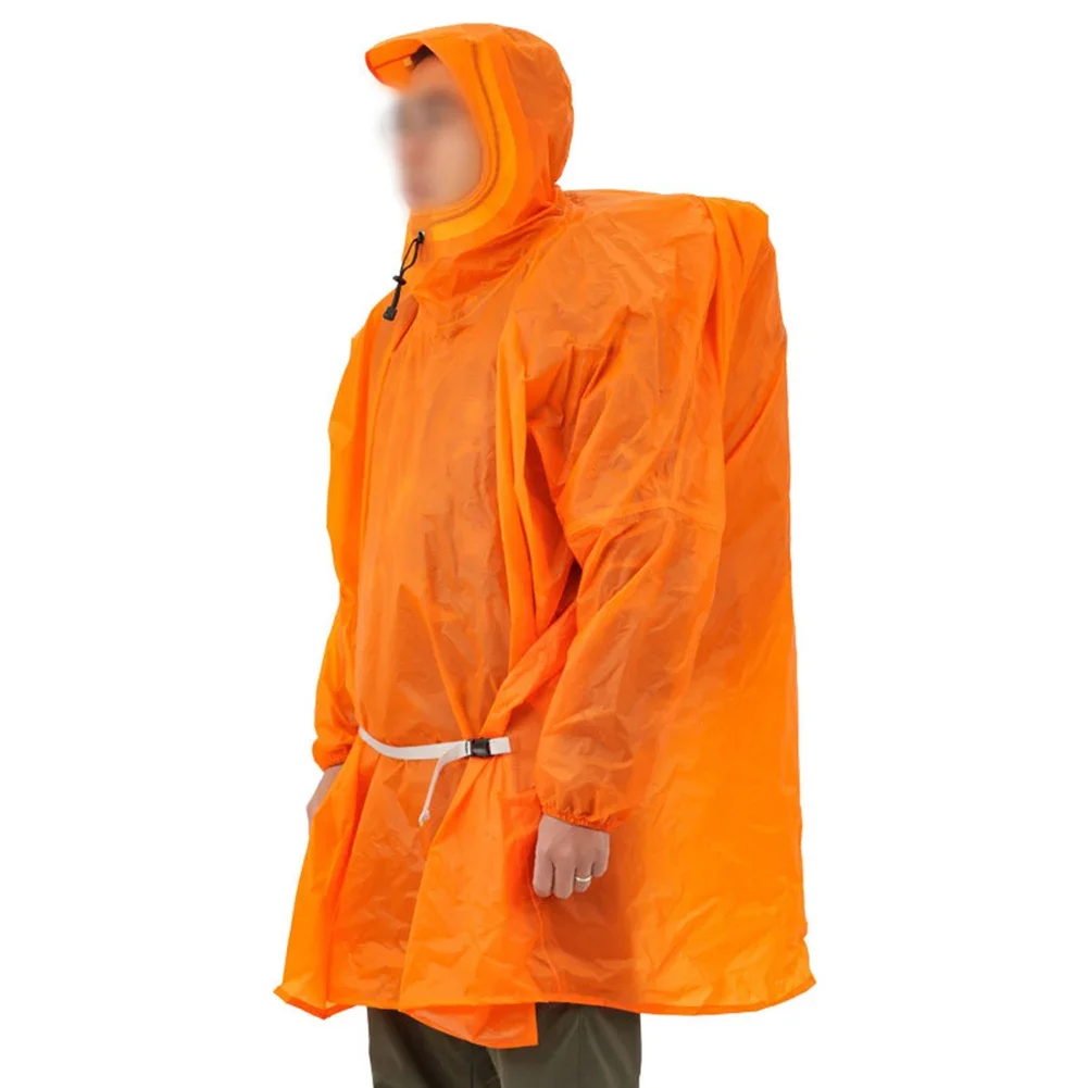 

Outdoor Ultralight Raincoat Cloak for Hiking and For Camping Waterproof and Designed for Heavy Rain Protection