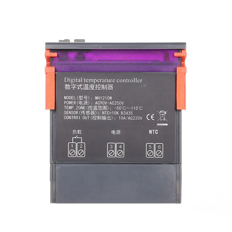 

Микрокомпьютер сверхширокого напряжения, интеллектуальный цифровой дисплей, регулятор температуры, регулируемый переключатель для разведения, 1210 Вт, 10 шт.