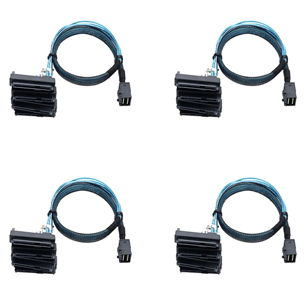 

4X Mini SAS SFF-8643 to 4X29Pin SFF-8482 Hard Disk Server Cable 3.33TF/1M