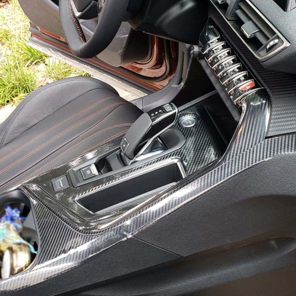 For Peugeot 5008 2017-2023 Car Film Interior Sticker Center Console Gear Dashboard Door Handle Lift Panel Sticker