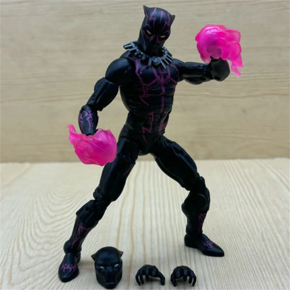 

Hasbro Marvel Black Panther Vibranium Charged Armor 6-Inch Genuine Bulk Goods Are Defective Model Doll Action Figure