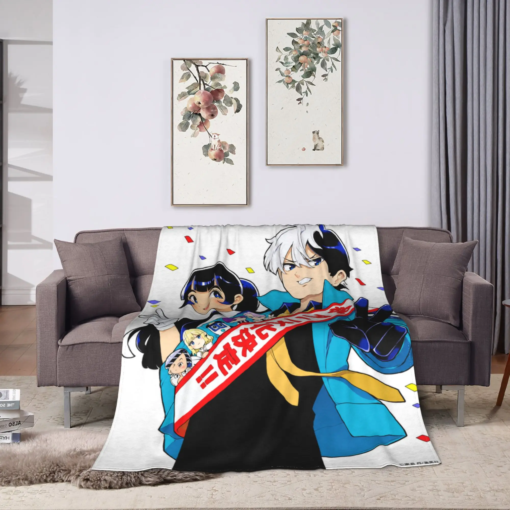 Warm Blankets Travel Office Choujun! Choujou-senpai Bedding Throws  Flannel Bedspread For Couch Chair Sofa Bed Fashion Bed Cover
