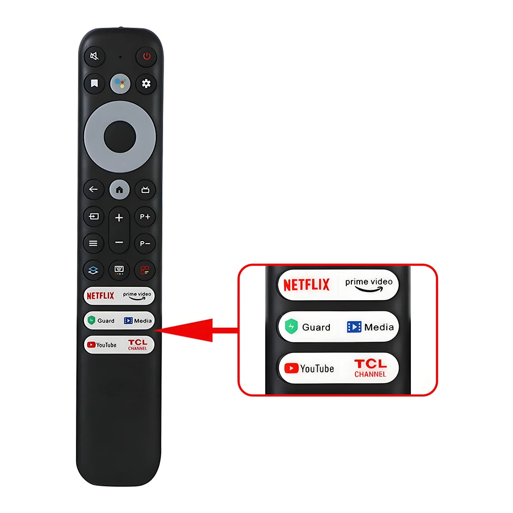 Suitable for TCL Smart TV Remote Control RC902V FMR1 FMR8 FMR4 Series Universal