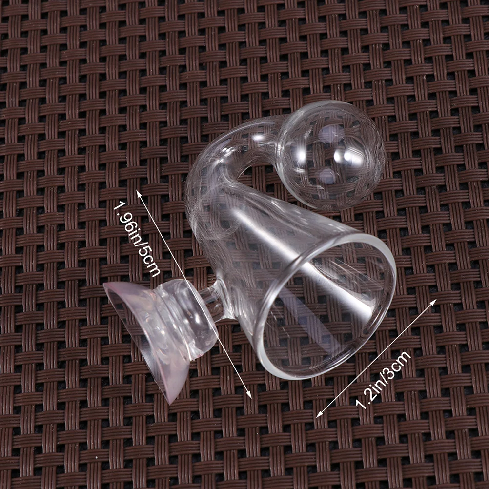 

2pcs Practical Fish Tank CO2 Glass Drop Checker Durable Aquarium Carbon Dioxide Monitor Concentration