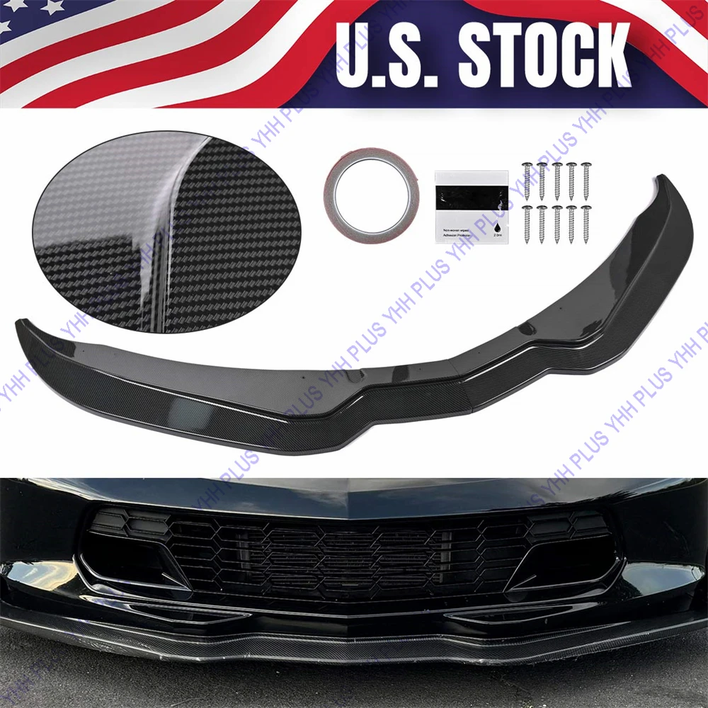 Corvette C7 Z06 2014-2019 Front Bumper Lip Splitter For Chevrolet Accessories Auto Exterior Modification Decoration Parts HOT