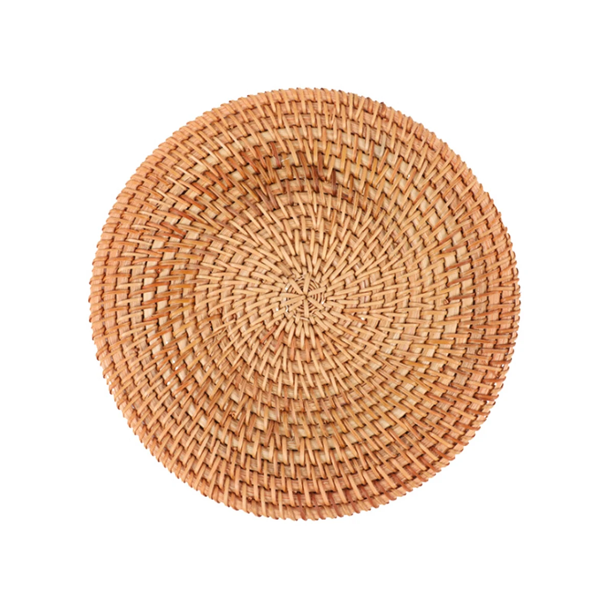 Rattan Handmade Round Coaster Insulation Pot Mat Placemat Kitchen Coaster Tea Ceremony Accessories