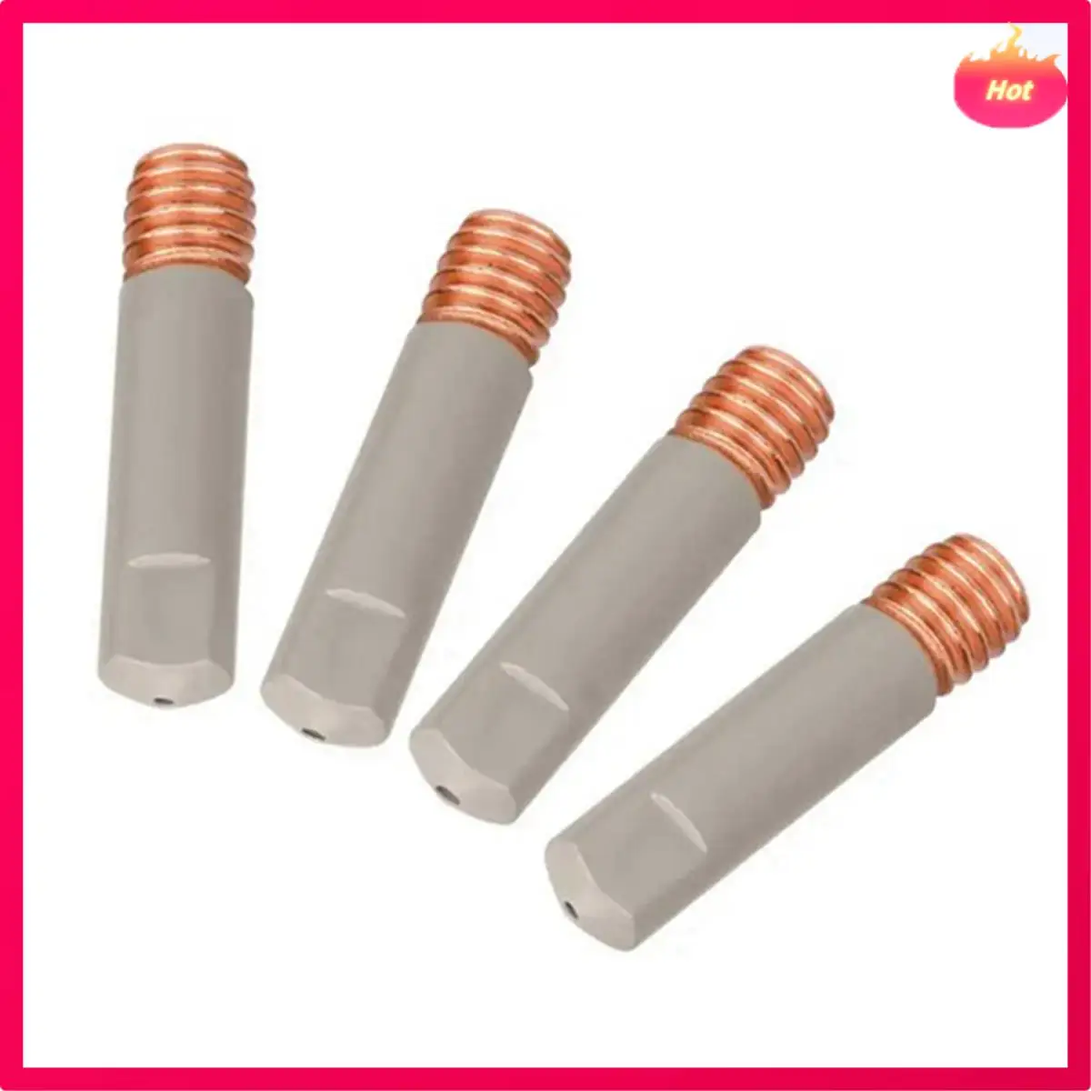 30 قطعة MB15AK فوهة لحام نصائح طلاء حماية M6 فوهة الغاز تلميح 1.0 مللي متر MIG أداة لحام أجزاء #5