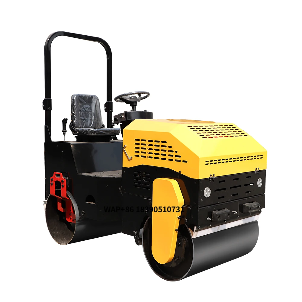 1.5 Ton Mini Road Roller 1380kg Vibratory Hammer Roller Machine Hydraulic Power with Huade Pump Changchai Engine on Sale