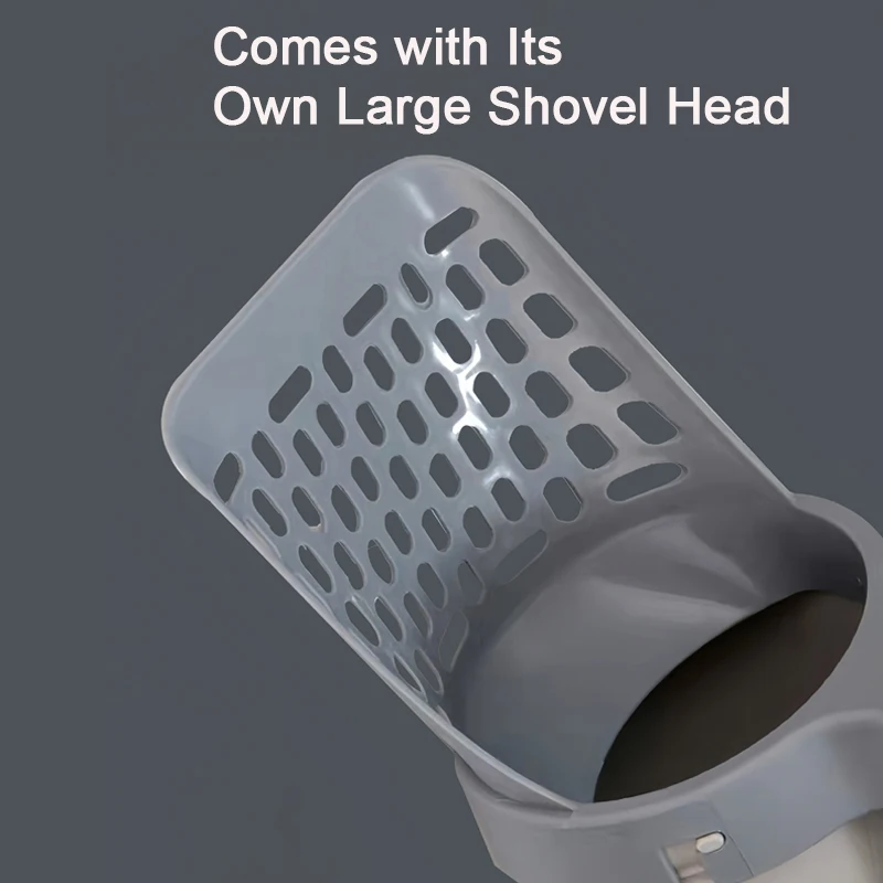 Cat Litter Shovel with Storage Bucket Pet Cat Supplies Filter Clean Toilet Garbage Picker Litter Box Cleaning Tools
