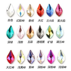 wholesale Pear shaped drop 5*10mm Flat Back Nail Rhinestone Special Shaped Crystals Nail Art Stones 3D Personalized Decoration