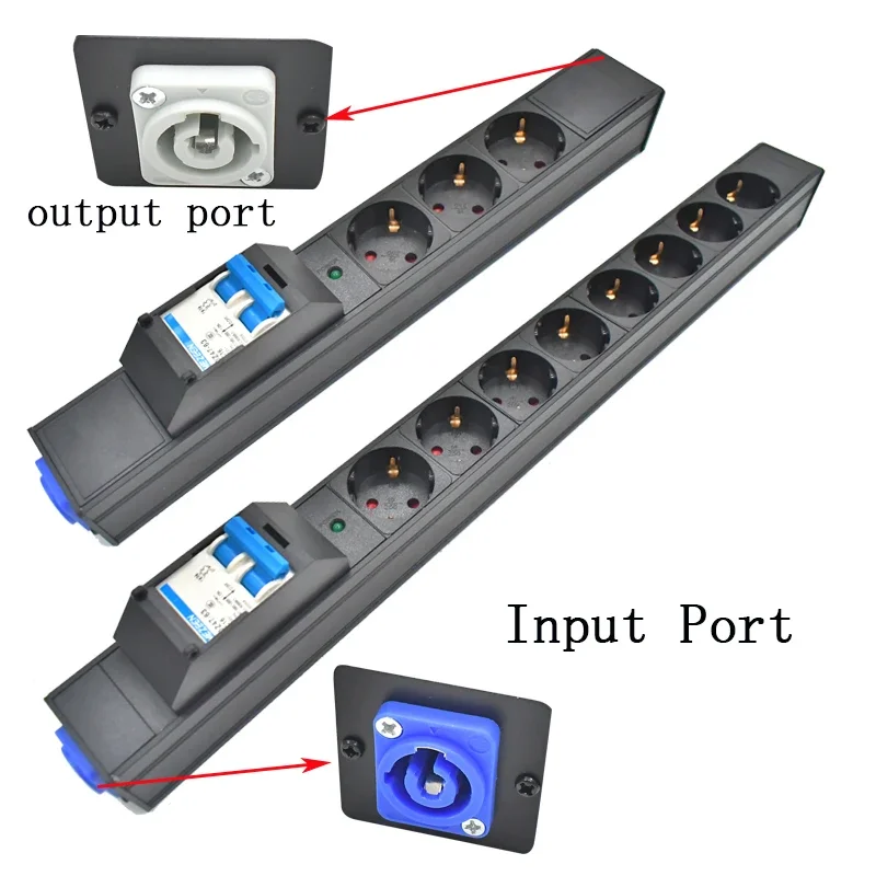 PDU Power Strips Schuko Powerlink box audio 3P Aviation plug SOCKET Air Switch control