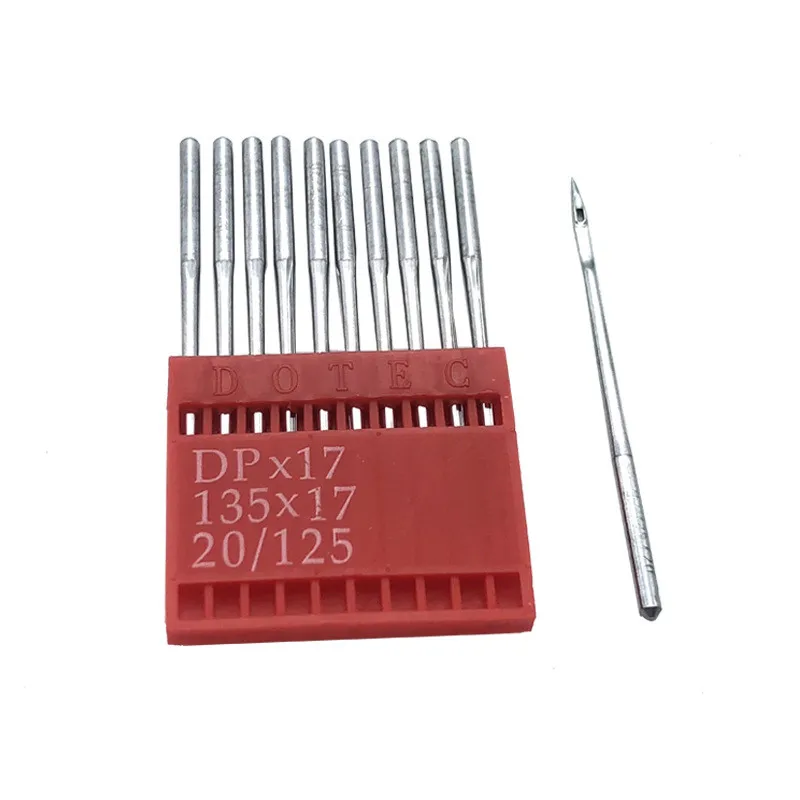 10Pcs Leather Industrial Sewing Machine Needles Cutting Point Dp17 Dp*17 For Juki Typical for Brother Janome Siroba Kancai Juki