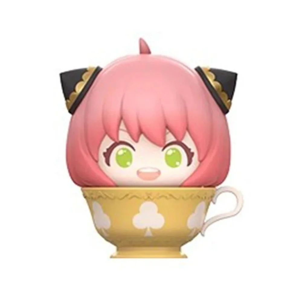 กล่องสุ่ม Spy X Family ช่วงพักดื่มชา มินิบลายด์บ็อกซ์ ตัวละคร Anya Yor Loid Forger ฟิกเกอร์แอคชั่น ของสะสม ของขวัญวันเกิดสำหรับเด็ก