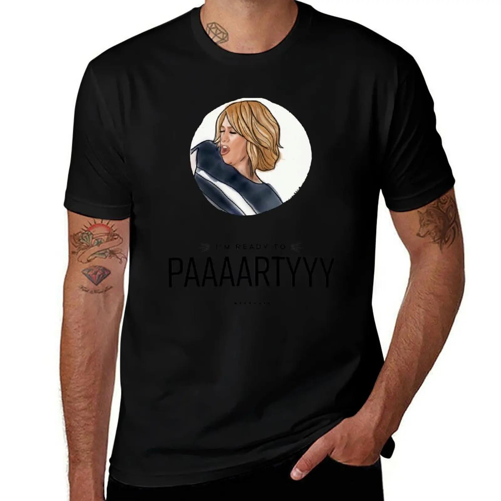 Bridesmaids Movie I'm Ready To Party T-Shirt Street Fashion Casual Tee Shirt