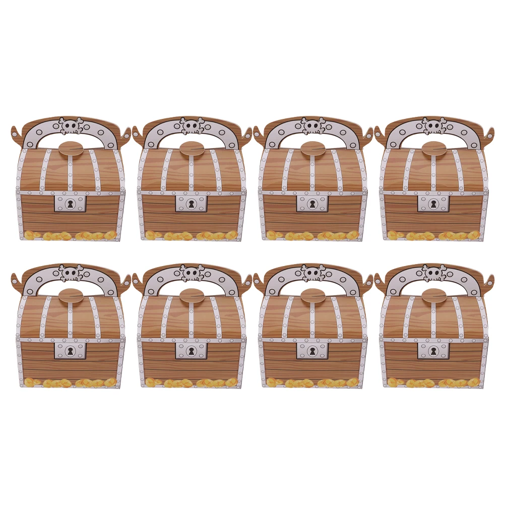

Treasure Gift Boxes Candy Storage Paper Boxes for Chocolates Cookies Halloween Party Favors Dessert Containers Sugar Case Small