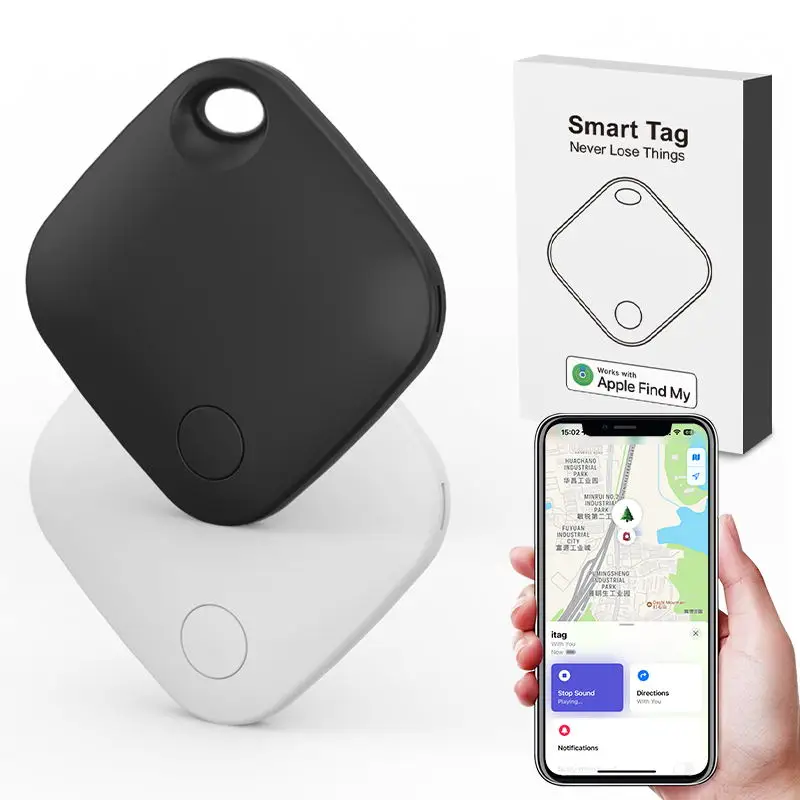 

MFI Rated Global Positing Smart Tracker for iPhone iPAD Key Finder Locator Wallet Lugggae Pet BLE Tracking GPS Tag on Find My