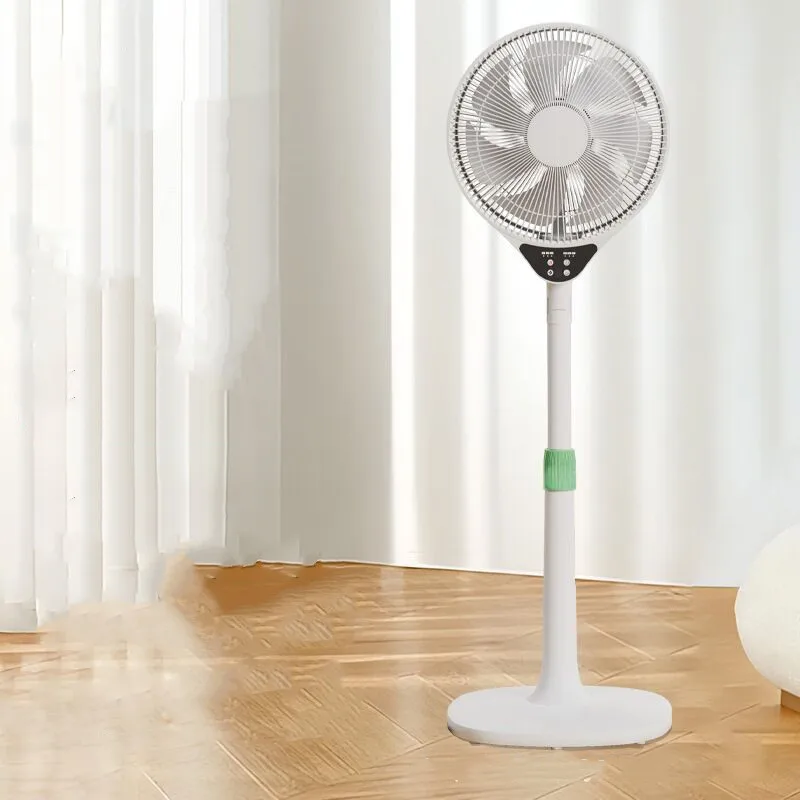 مروحة منزلية صامتة مكونة من 7 أوراق مادة بلاستيكية خفيفة وموفرة للطاقة وتعديل 3 سرعات لغرفة النوم/المكتب مروحة كهربائية