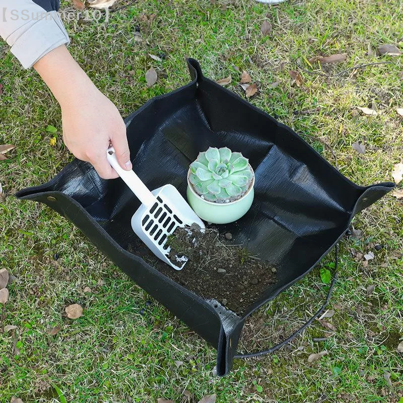 【SSummer10】Plant Repotting Mat Waterproof Transplanting Mat Indoor Succulent Potting Mat Portable Gardening Mat【SS】