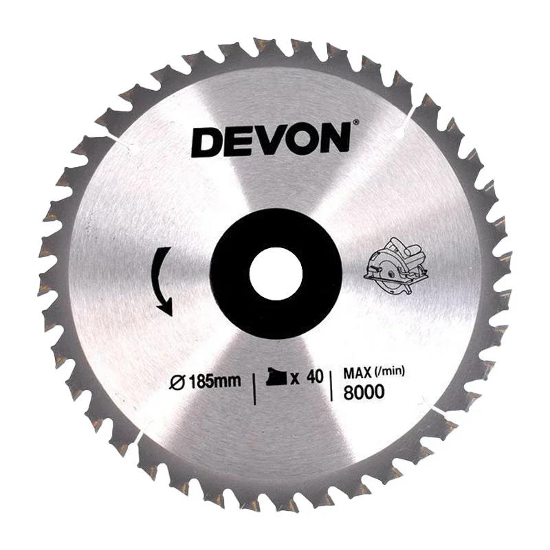 Devon Woodworking Circular Saw Blade Inner Hole Diameter 20mm Suit 5833 5835 54919 Also for Other Circlesaw 128/145/189x20mm