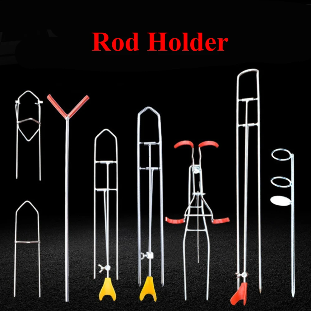 

Fishing Rod Storage Rack Adjustable Pole Stand Professional Fishing Gear Tool Rest Bracket Support for Outdoor Angling