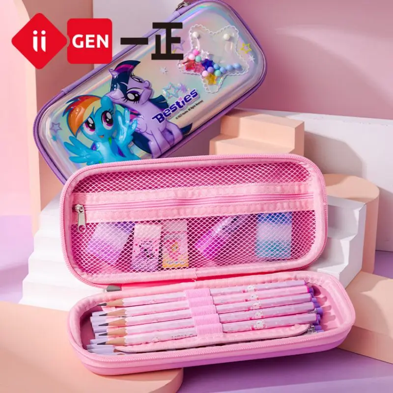 Iigen EVA Pencil Case Large Capacity Pencil Bag School Office Supplies Stationery Pen Box Random Colors 1pcs