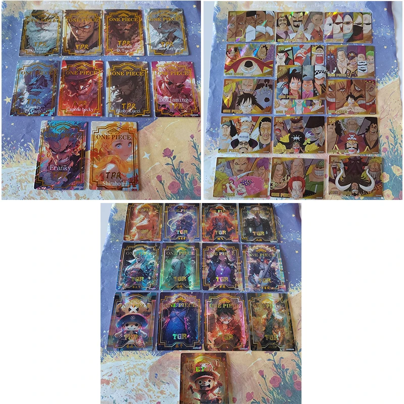 

Anime One Piece PR TPR TGR Set of Cards Zoro Luffy Chopper Sanji Collection Cards Christmas Birthday Gifts Children's Toys