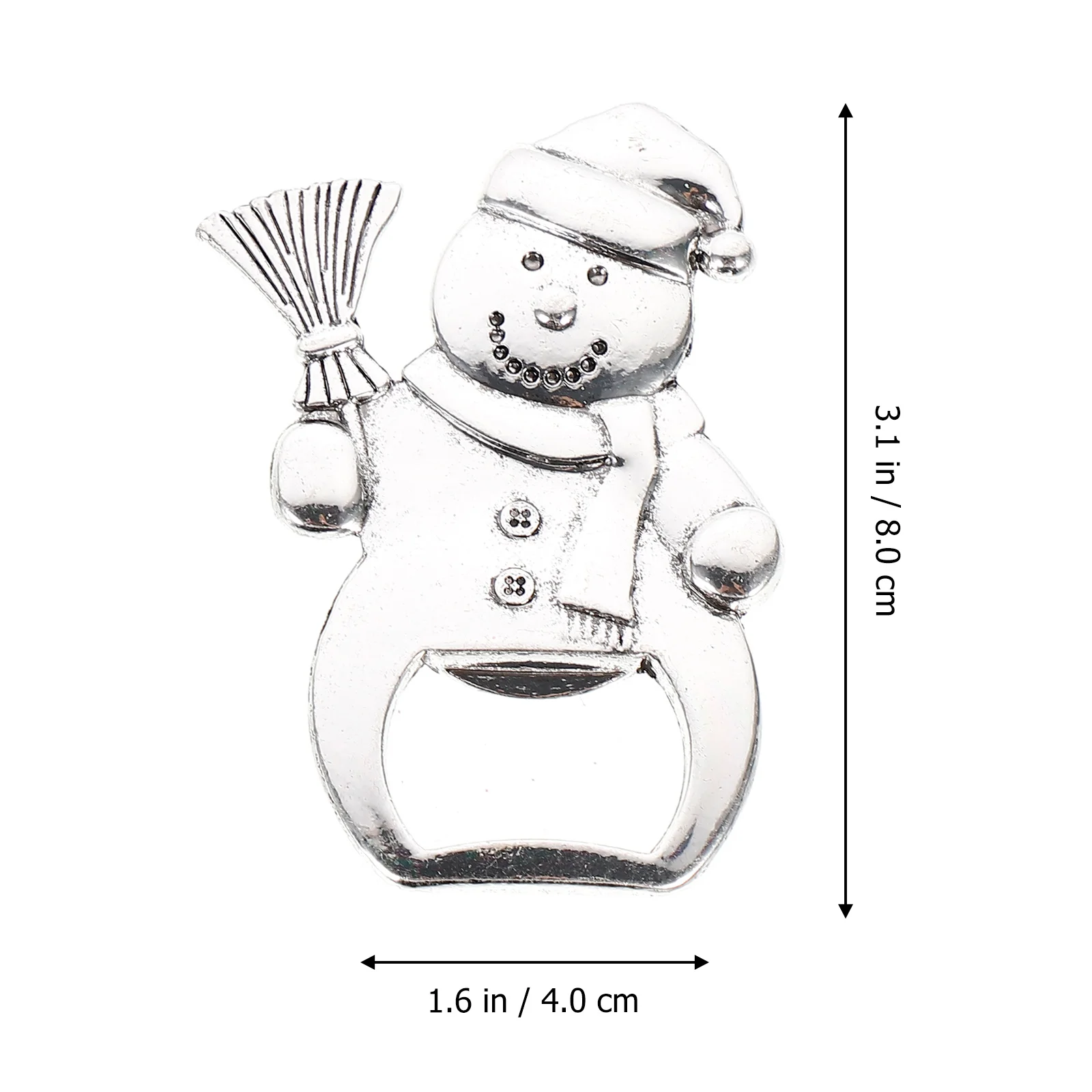 2 قطعة عيد الميلاد ثلج زجاجة قسط سبائك الزنك متعددة الوظائف جرة غطاء فتاحة للمنزل بار مطعم النبيذ البيرة فتاحة