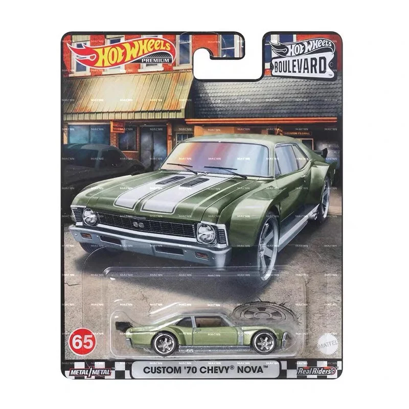 Hot Wheels-Coleção carro modelo para meninos, brinquedos para coleção, Boulevard 13 Series, Subaru Wrx Rover, Mustang, Chevrolet, Gjt68, presente de aniversário