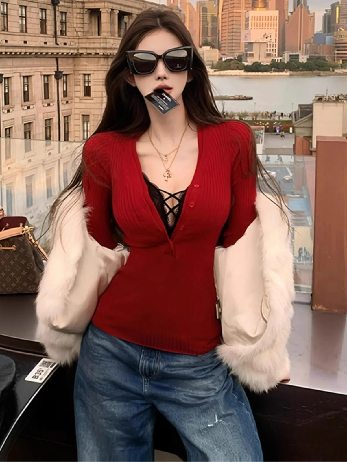 

Sweaters Jumpers Pullovers Women Elegant Blended Sexy Decorating Regular Slim Punk Crochet Outdoors Daily Animal Nature Jump Fit