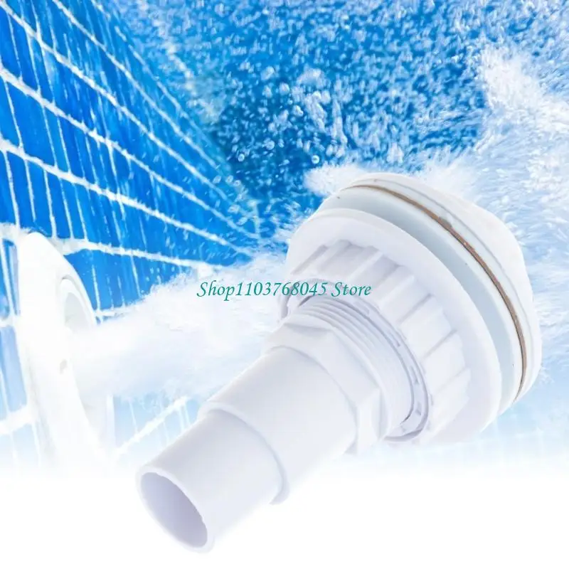 R53F general Swimming Pool Nozzle Pool Hose Adapter Pool Wall Fitting Easy Installs & Adjustable Jets Pool Wall Return Jets