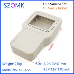 1Piece 210*125*47mm high quality abs plastic box for electronics project lcd screen plastic enclosure for electronics