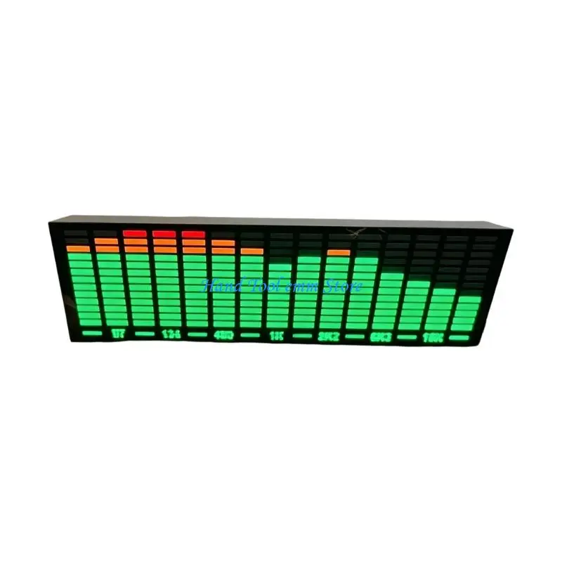 H37F LED Music Spectrum Display Panel Syncs With Sound For Gaming Room Car Desktop