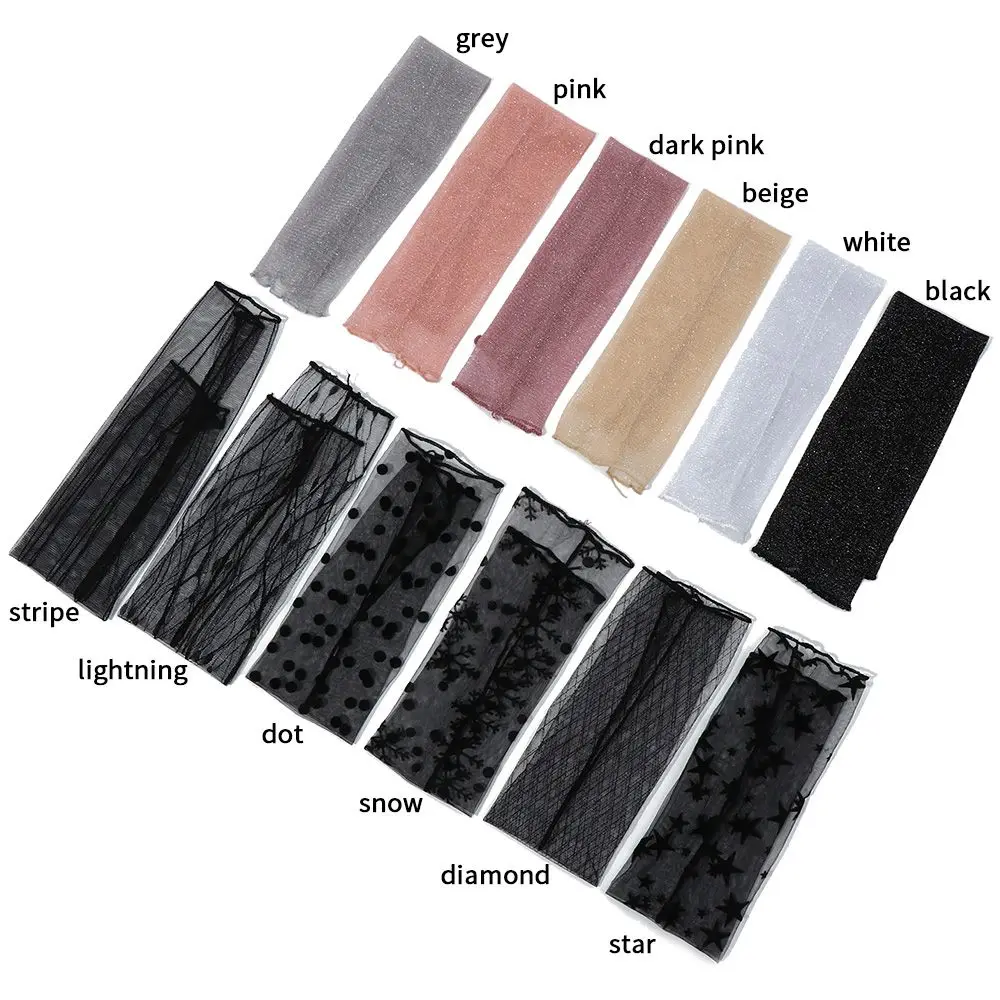 Cycling Bike Arm Warmers UV Thin Mesh Lace Gloves Sunscreen Long-Sleeved Driving Gloves Sun Protection Sleeves