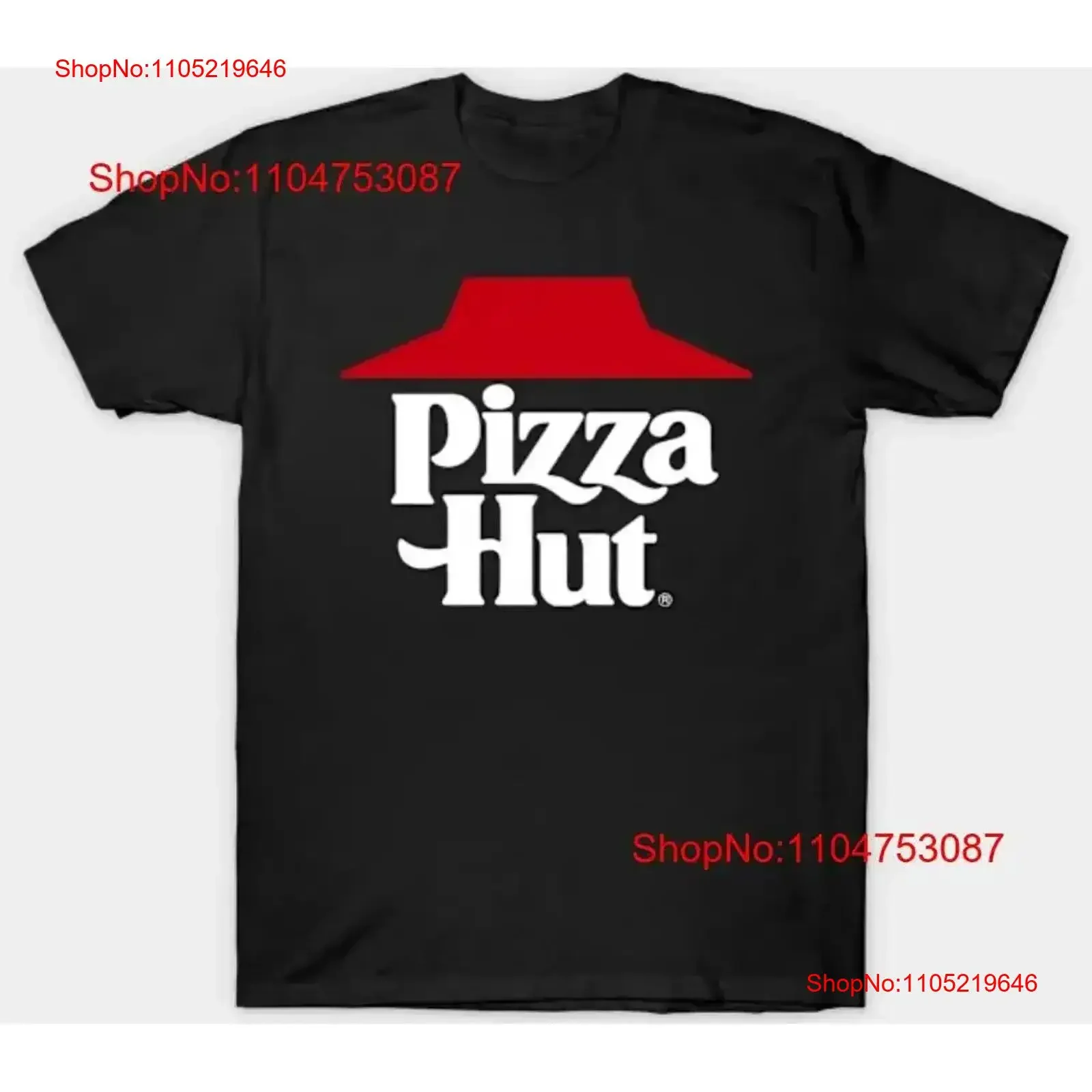Pizza Hut restaurante camiseta vintage lavado transpirable estirado Top para uso diario ropa de diseñador homme elegante vintage