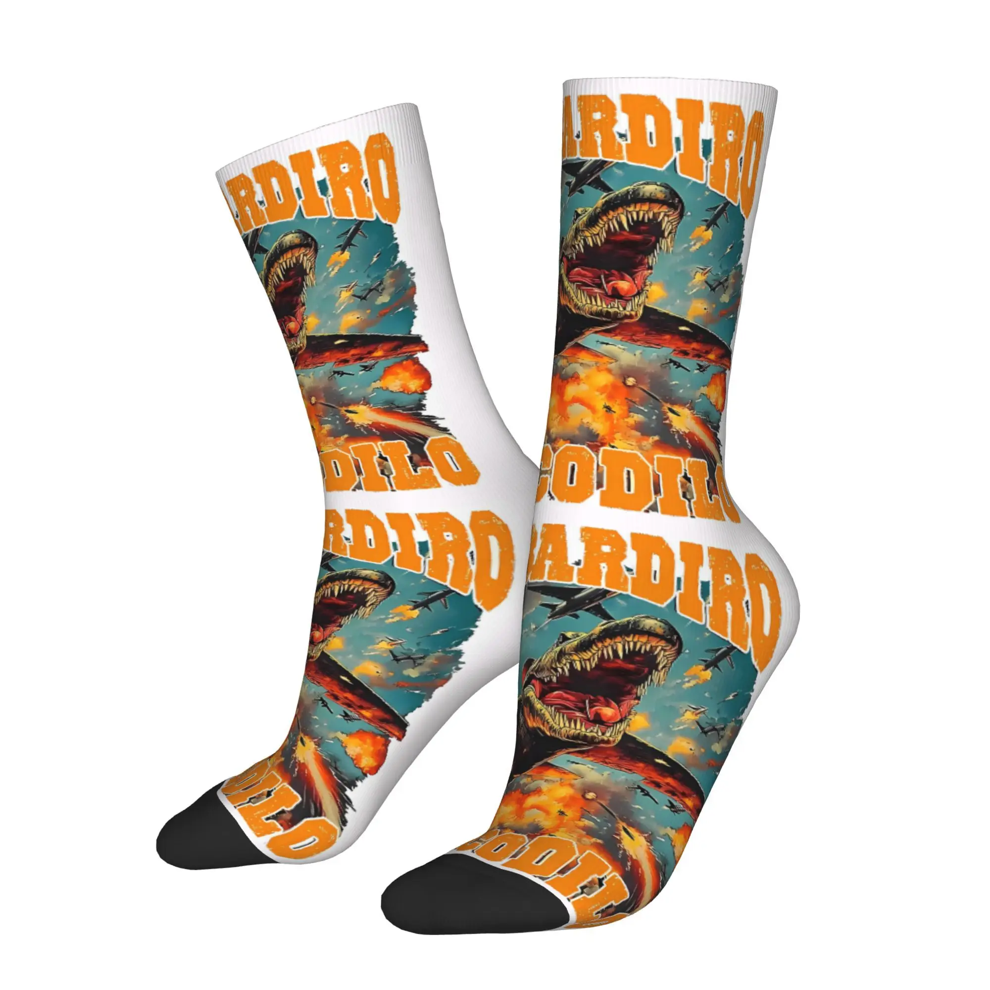 

Brain Rot Bombardino Crocodilo Meme Italian Brainrot Sock Printed Man Polyester Fashion