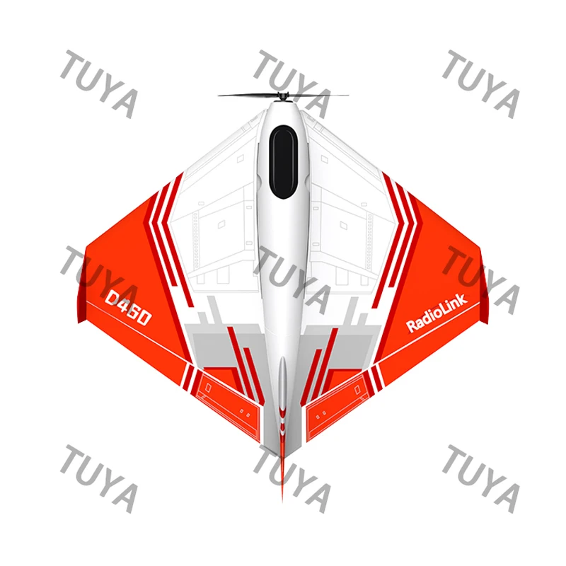 RadioLink D460 RC Fixed Wing Drone EPP Material Yet EPO Appearance Flight Controller Assist Balance for Adult Beginners