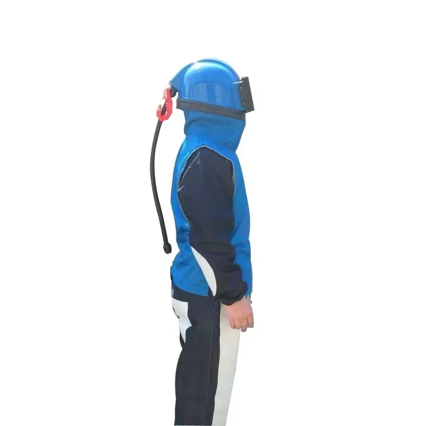 Sand Blast Helmet, Sandblasting  Hood with Air Breathing Hose