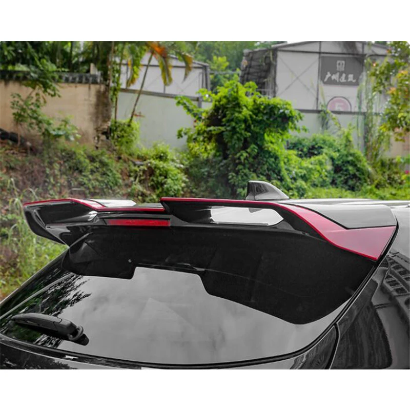 For Toyota Highlander 2022 2023 2024 Roof Rear Spoiler Wing Trunk Tail Lip ABS Material Accessories Body Kit