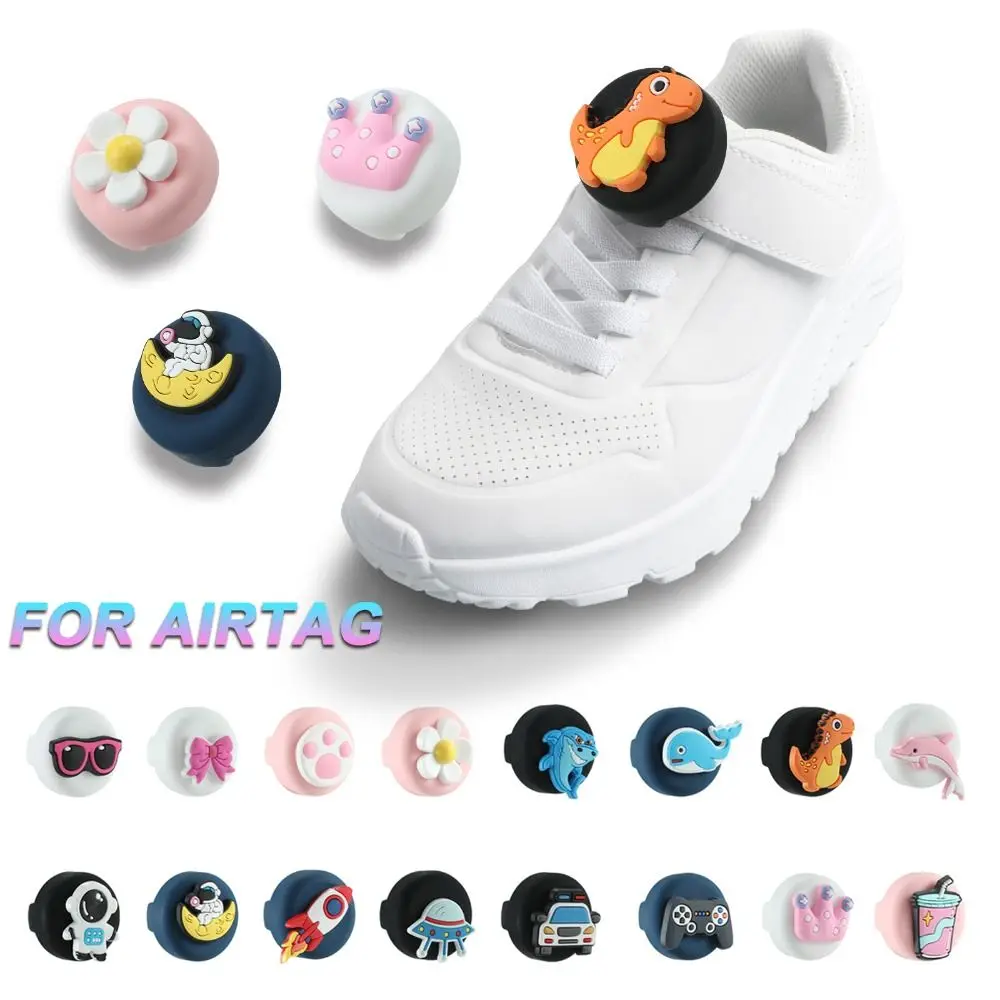 For Apple Airtags Case Silicone Protective Shell Anti-lost Device For Airtag Tracker With Shoelace For Kids Elderly