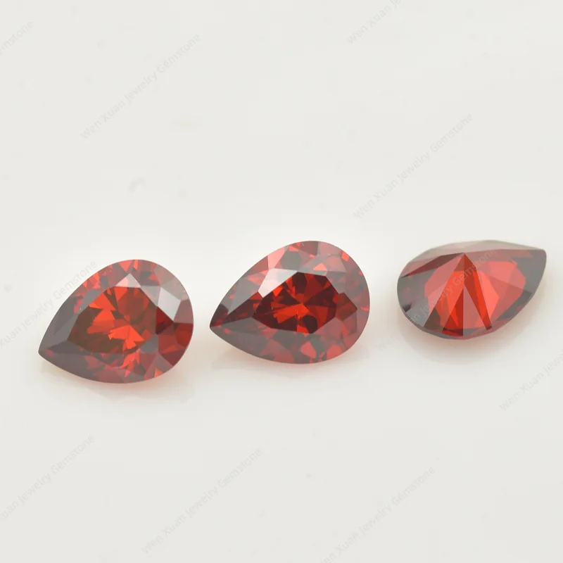 Pear Shaped Loose Cubic Zirconia AAAAA CZ Stone 2x3mm~13x18mm High Quality for Jewelry Beads